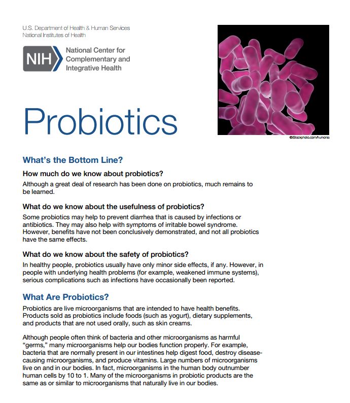 All About Probiotics Epocrates