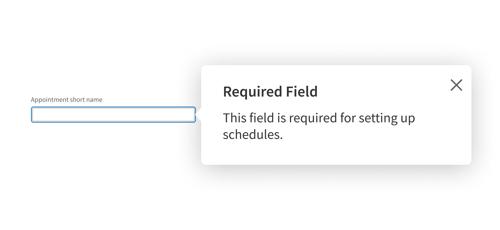 <p>Use for information that should be part of the page itself.</p>