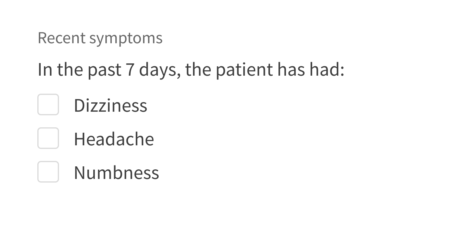 <p>Use a description when context is helpful.</p>