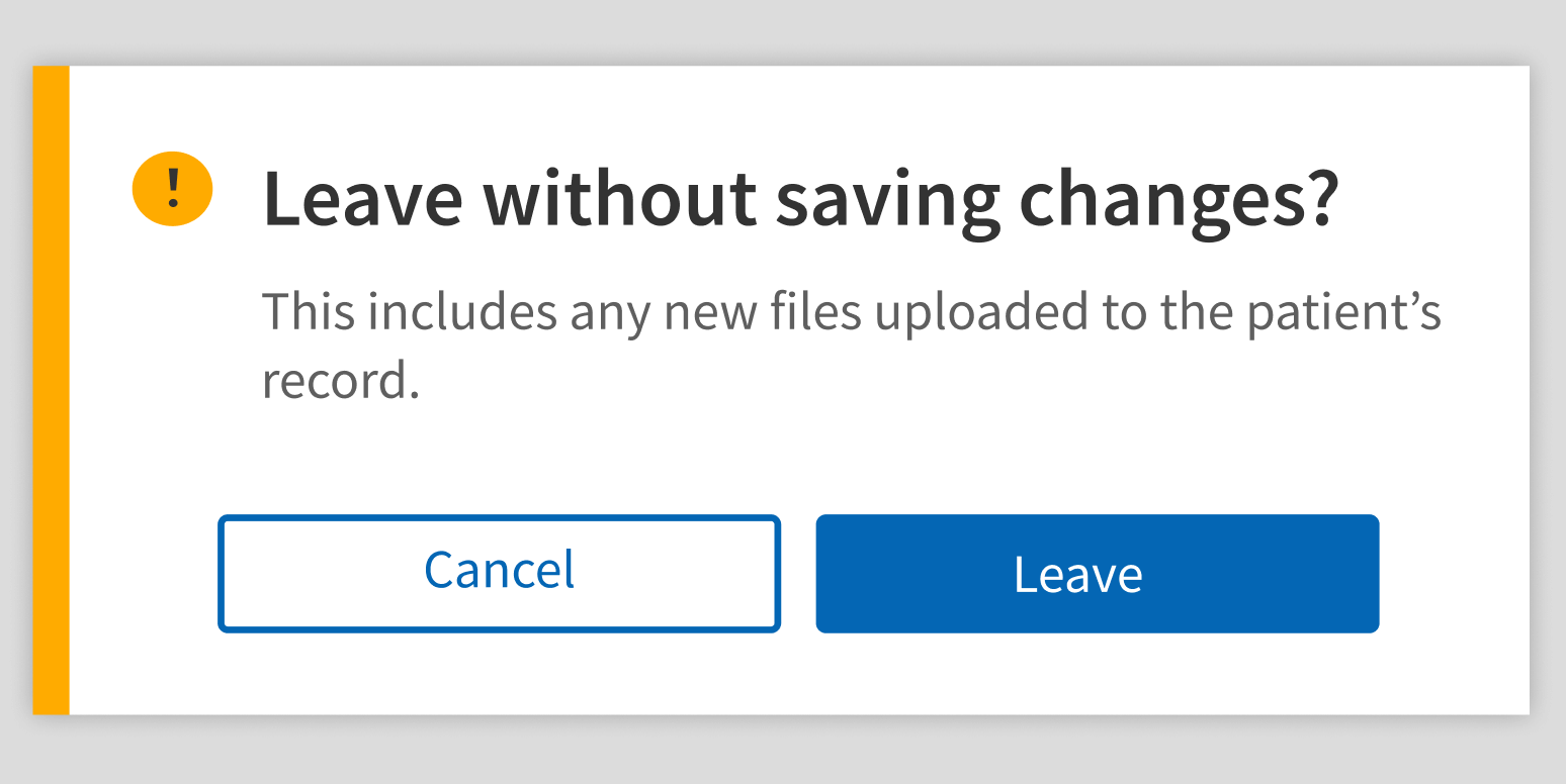 <p>Force users to interact with an important Modal.</p>