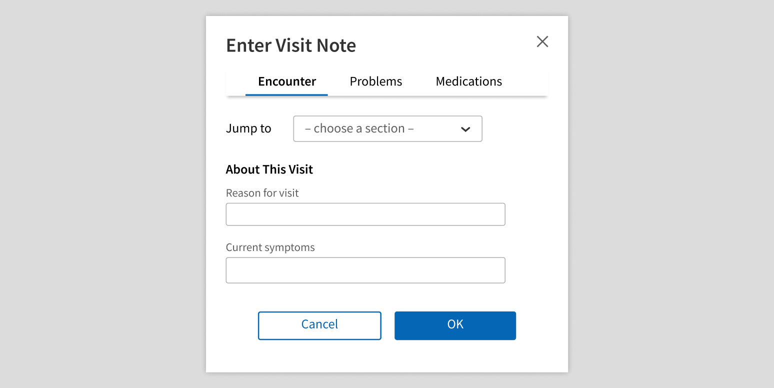 <p>Use navigation elements or workflow components.</p>