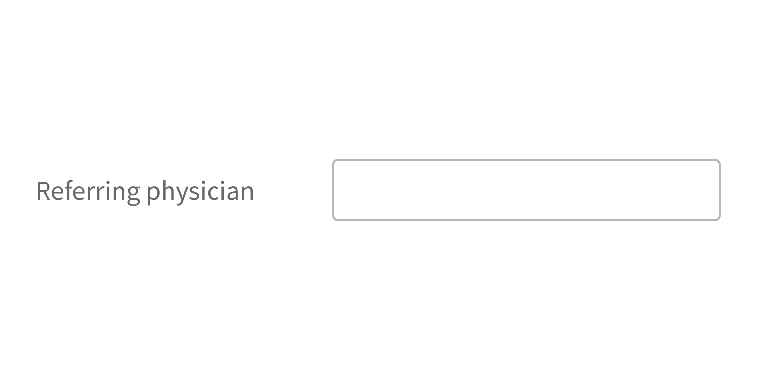 <p>Use a label to indicate the type of information users should enter.</p>