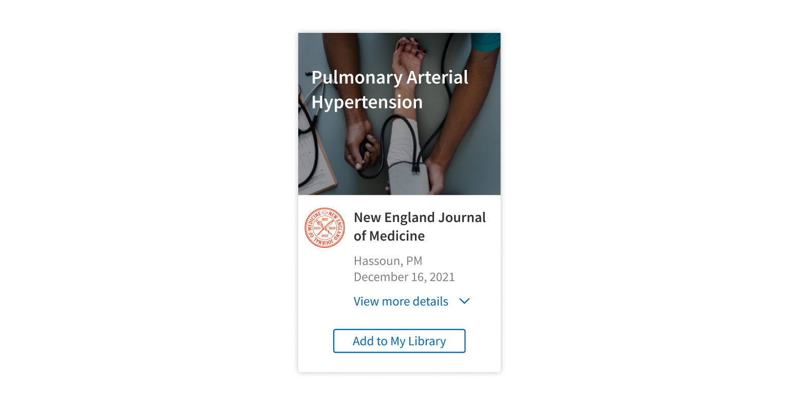 <p>Use other interactive elements in a clickable Card.</p>