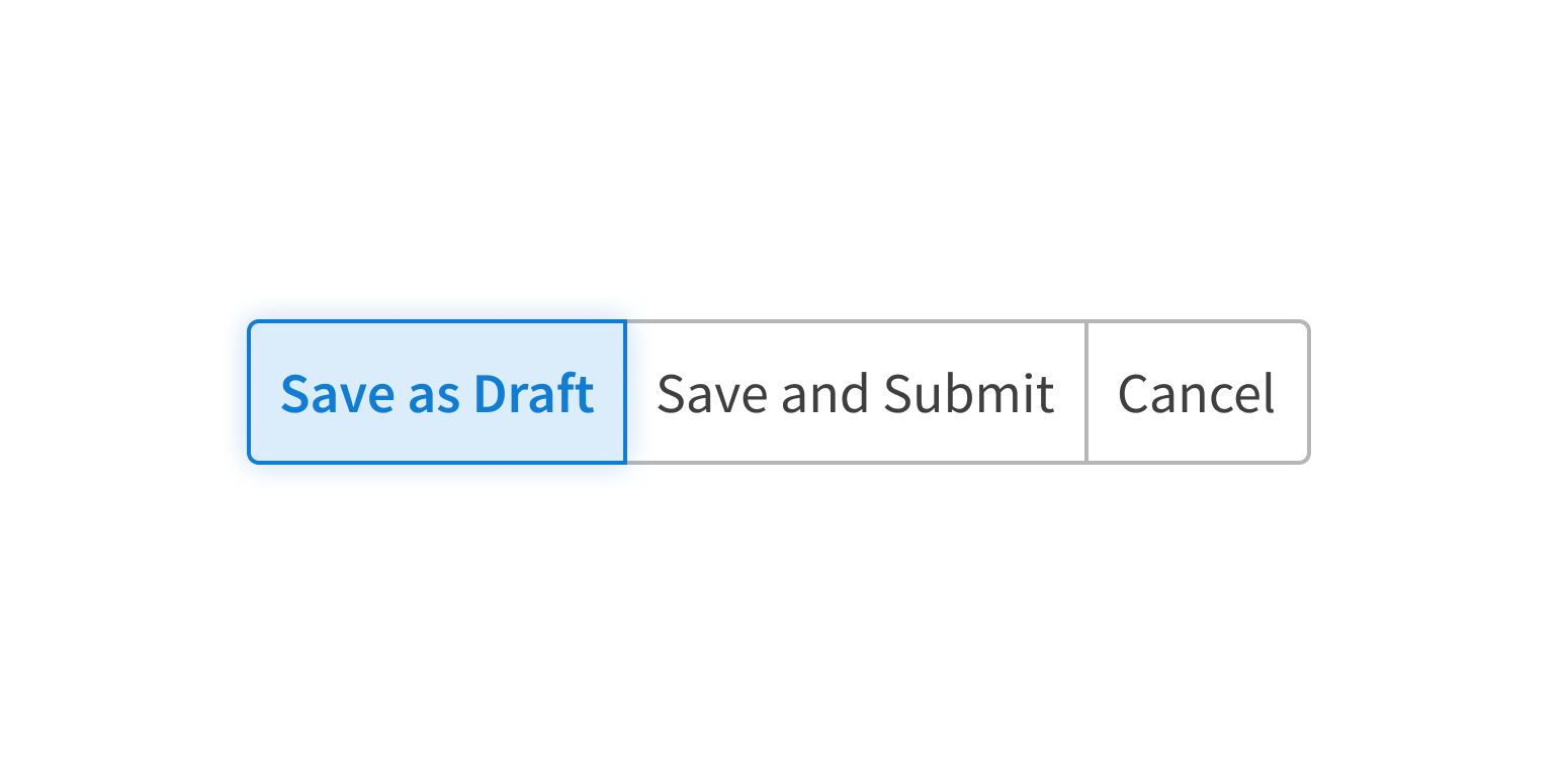 <p>Use RadioButton for any other actions.</p>