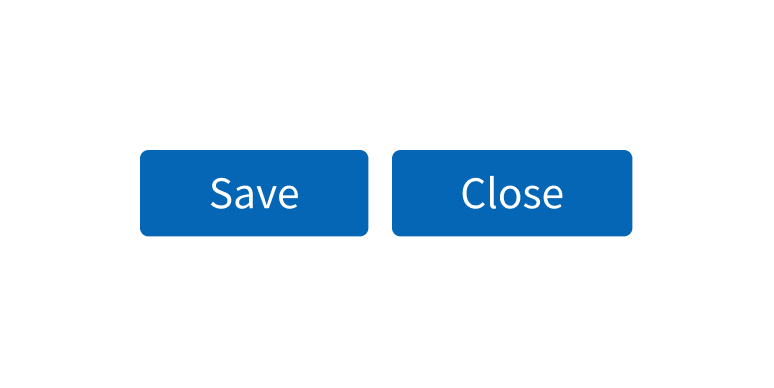 <p>Place 2 primary Buttons next to each other.</p>