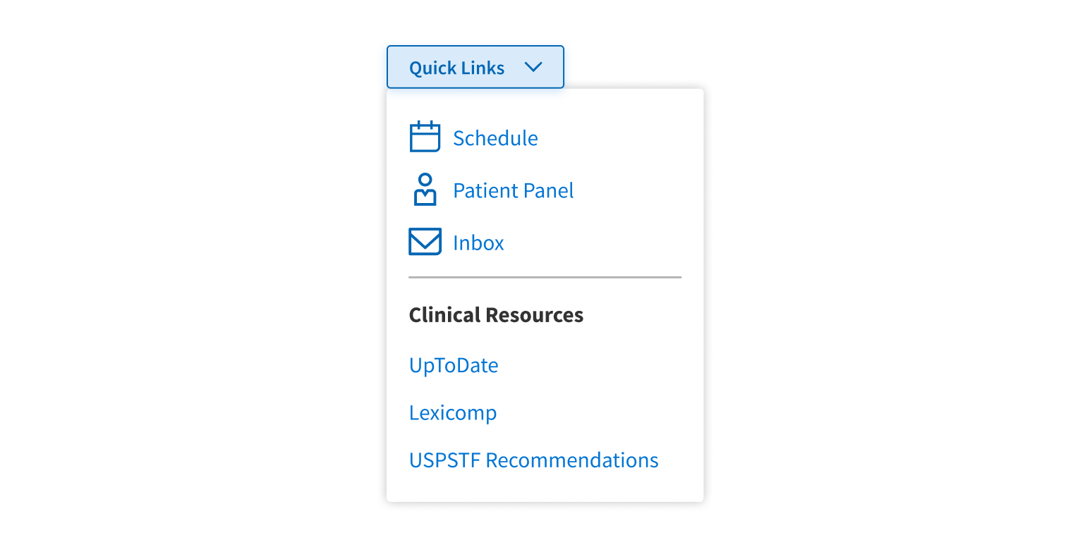 <p>If using Icons, apply them to all items in the list or section.</p>