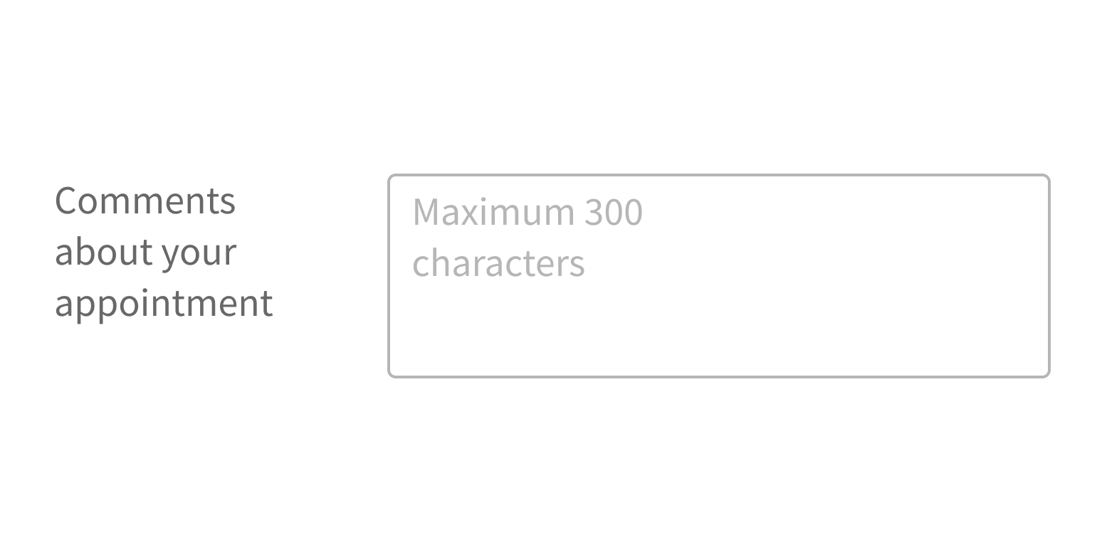 <p>Use placeholder text for important instructions.</p>