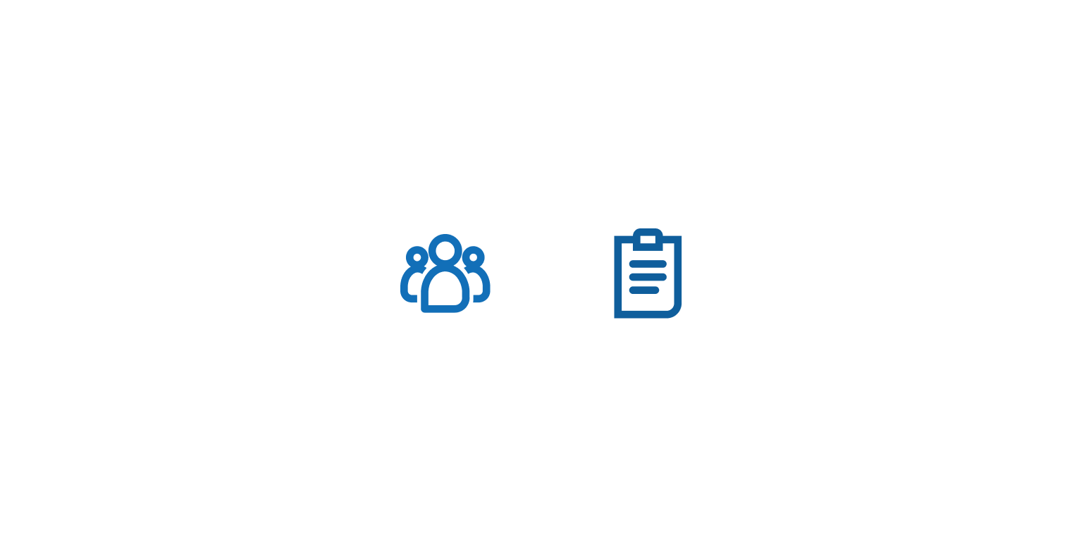 <p>Use potentially unclear icons without a label. </p>