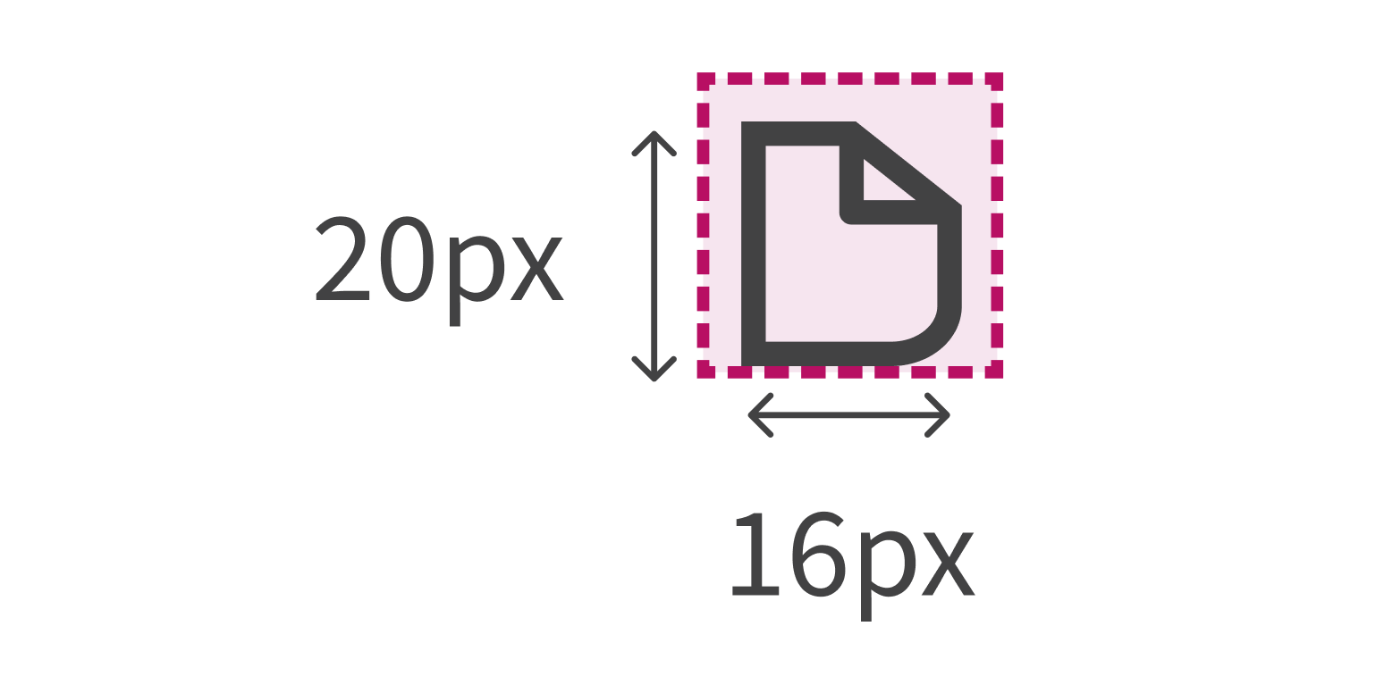 <p>Create icons that are the wrong size.</p>