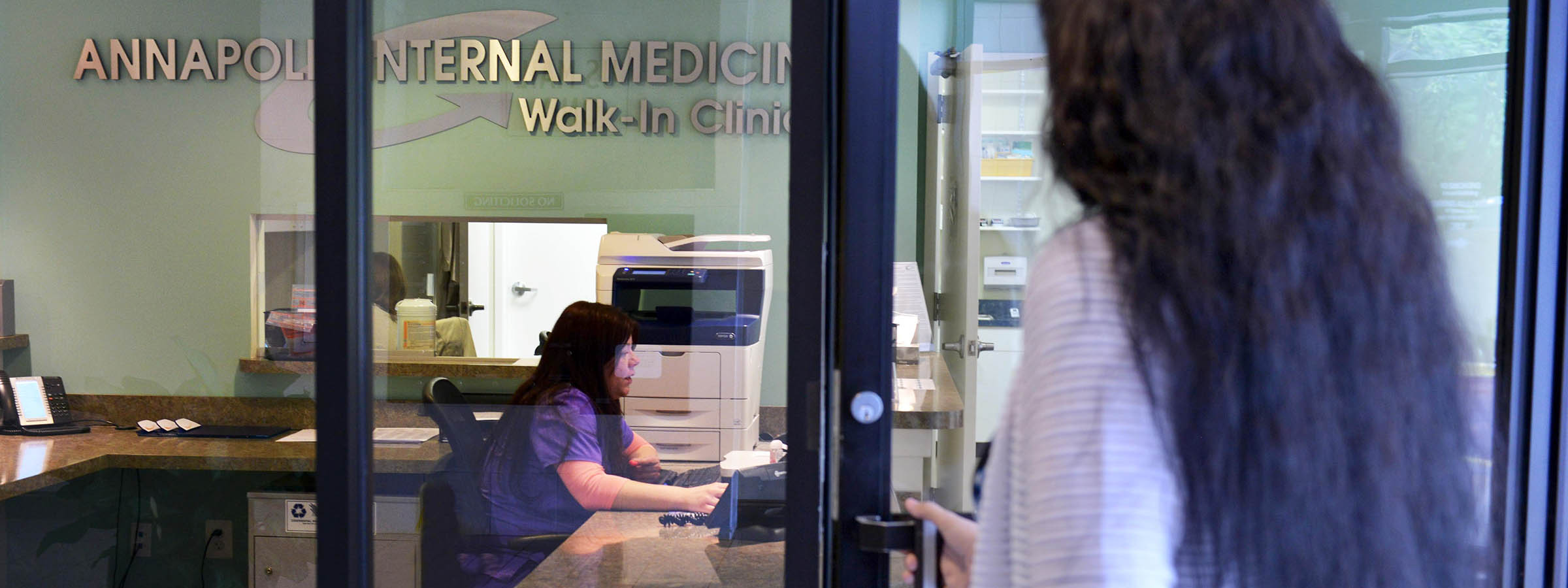 Annapolis Internal Medicine Walk-in Clinic Reception