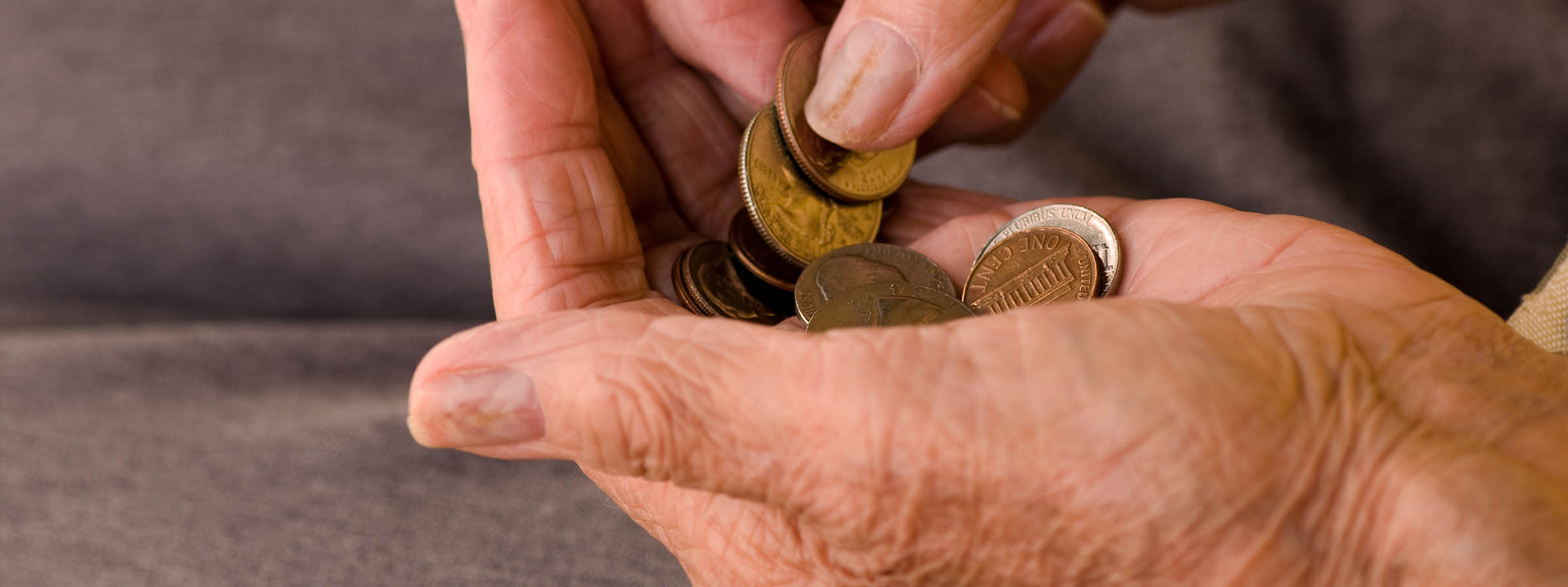 photo of hand holding coins