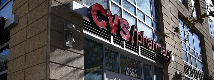 image of the exterior of a CVS pharmacy