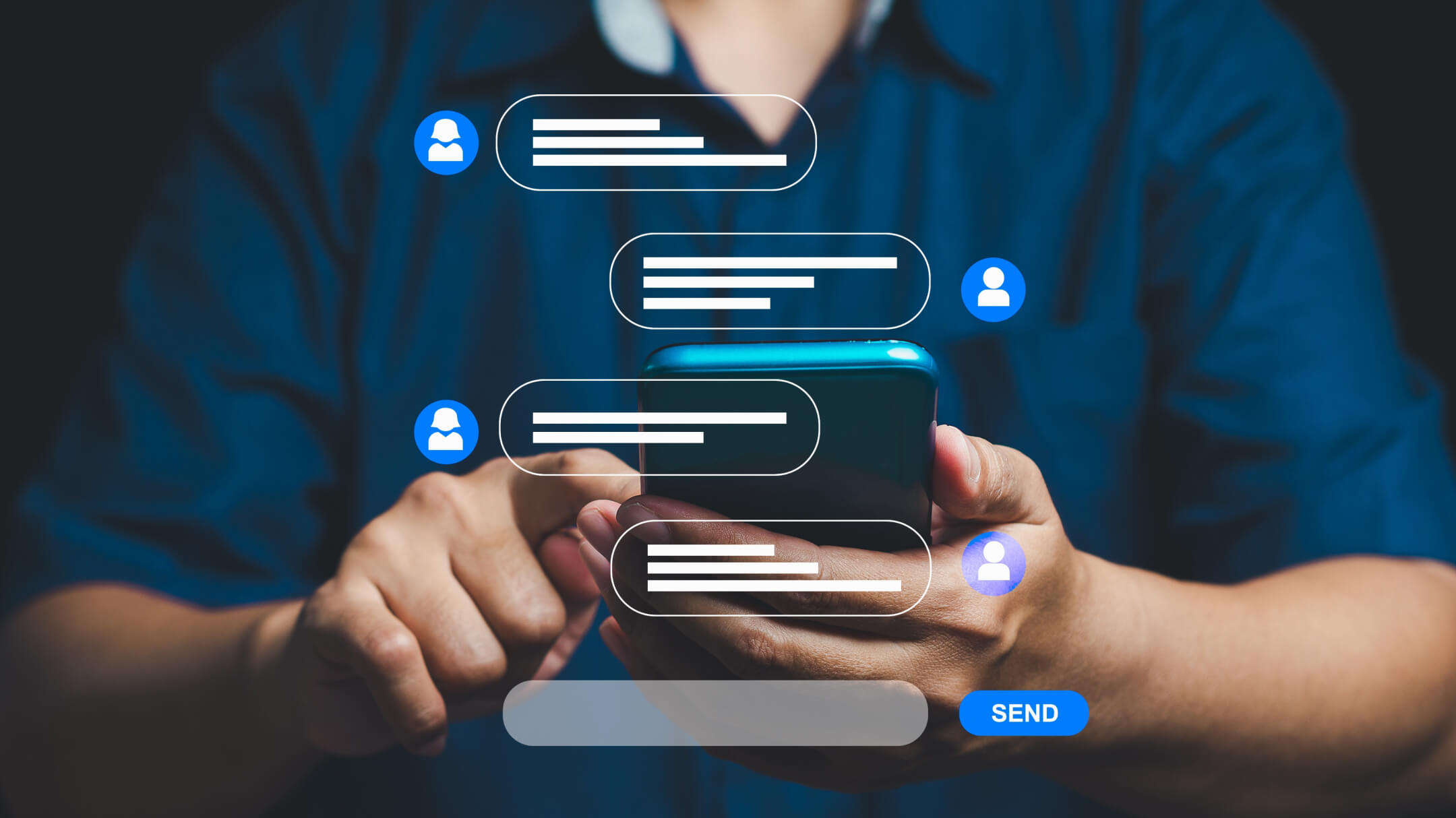 Infographic illustrating steps to enhance customer service using chatbots for efficient communication and support.