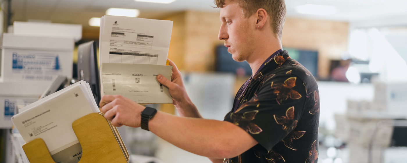 Service Operations sorting bills