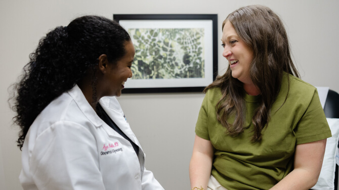 Engaging communication between doctors about patient care access concerns.