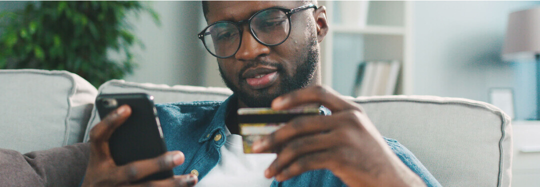 Patient entering payment data through patient portal