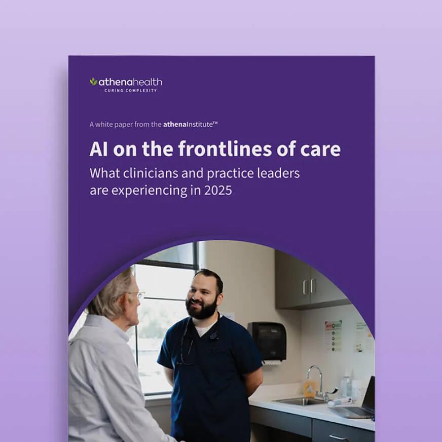 Cover of AI on the frontlines white paper